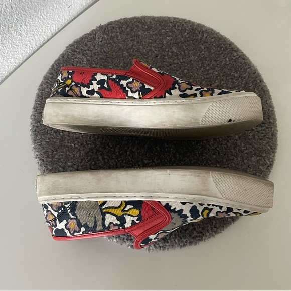 COACH Cameron Womens Chalk/Coral/Multi Slip On Loafer Shoes size 6.5 - Picture 8 of 9